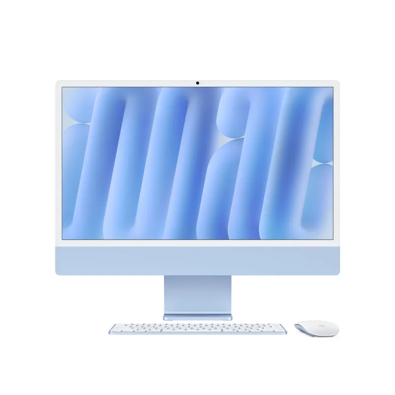 Моноблок Apple iMac 24" Retina 4,5K, M4 (10C CPU, 10C GPU, 2024), 16 ГБ, 256 ГБ SSD, голубой