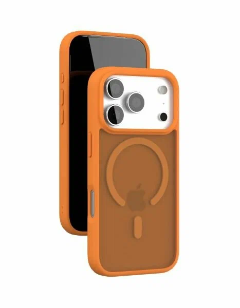 Чехол защитный "vlp" LITE Bloom Case с MagSafe для iPhone 17 Pro, оранжевый